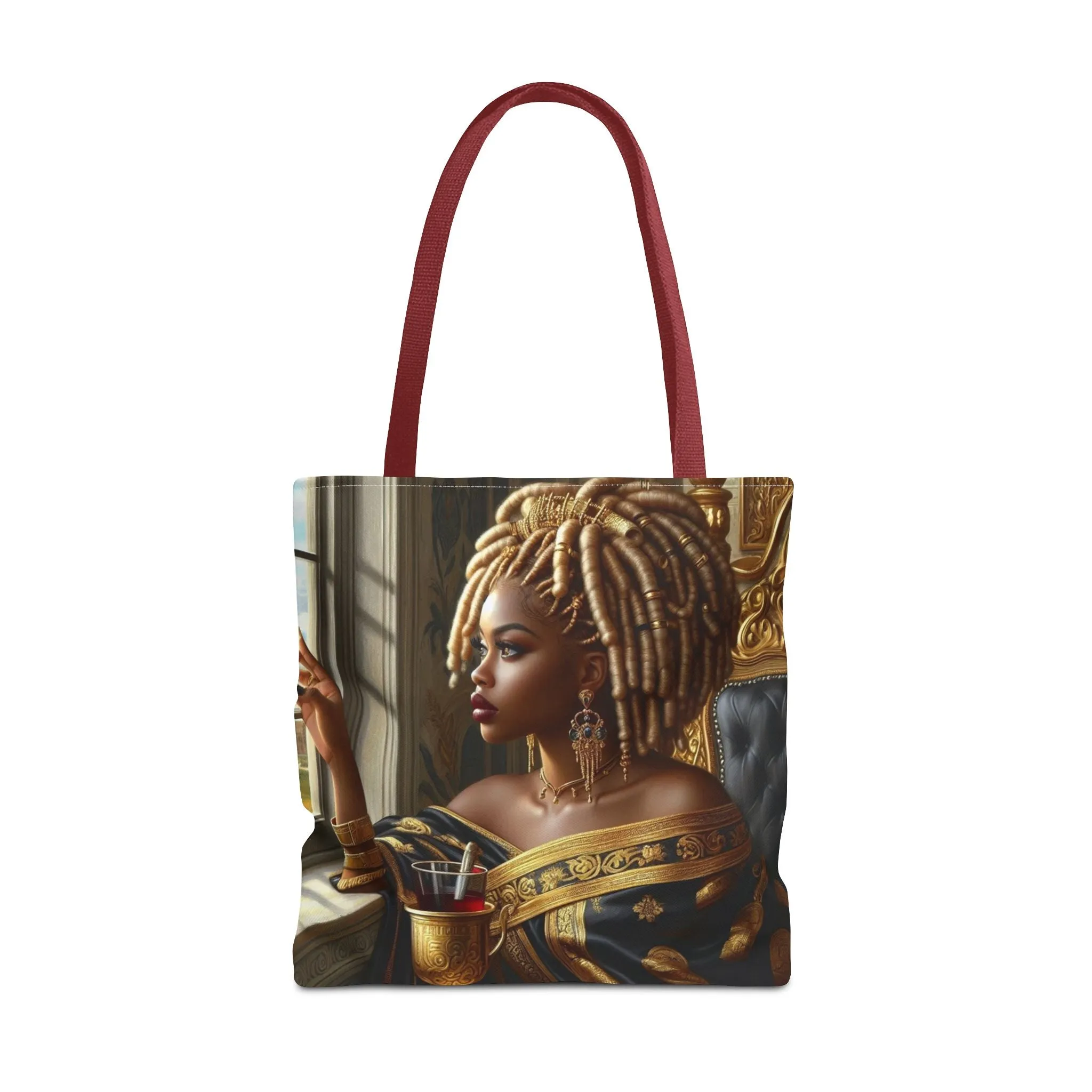 Sitting Queen Tote Bag (AOP) #T6