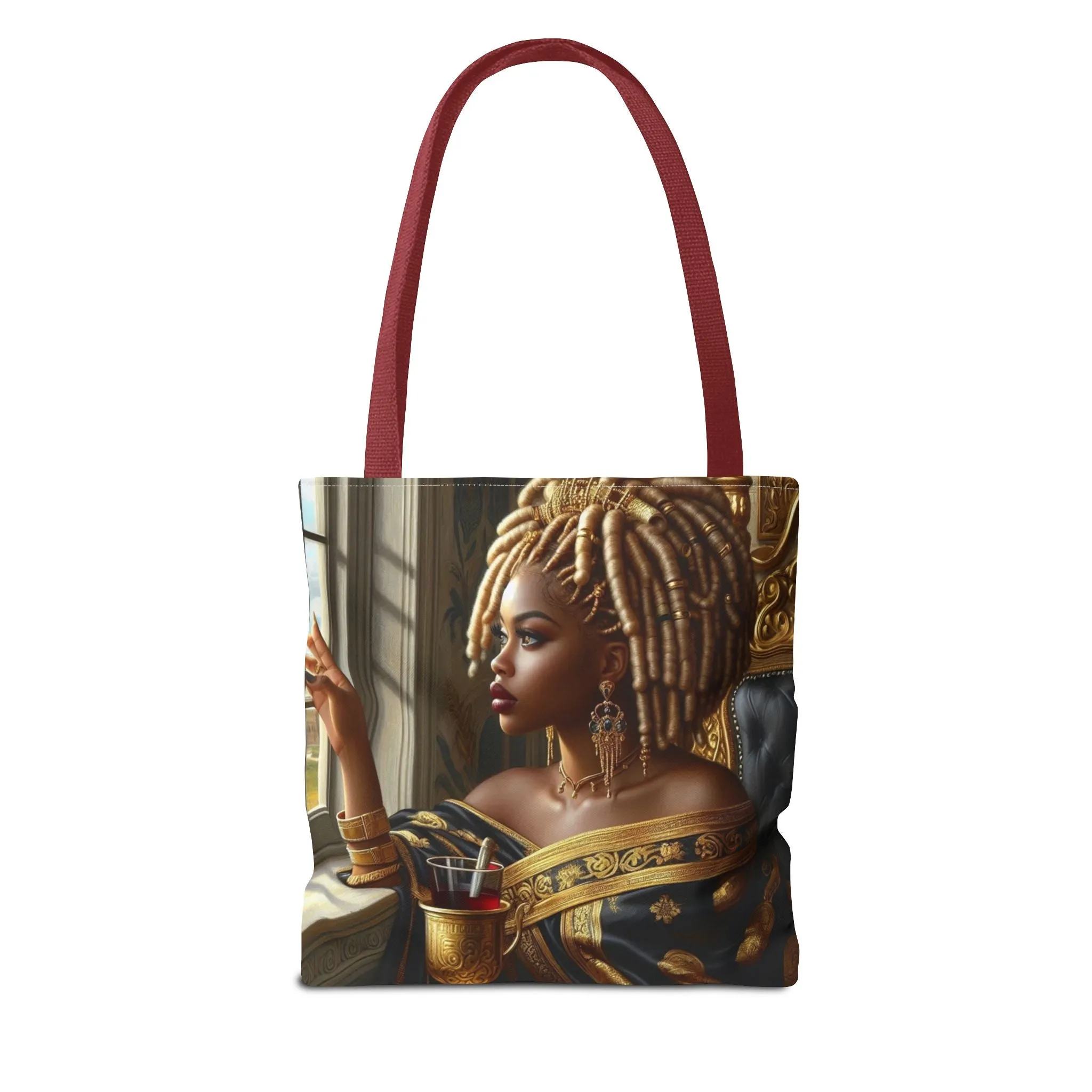 Sitting Queen Tote Bag (AOP) #T6
