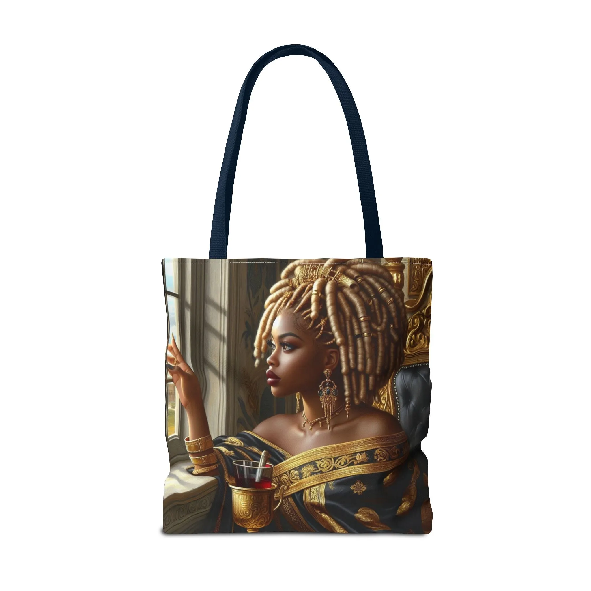 Sitting Queen Tote Bag (AOP) #T6