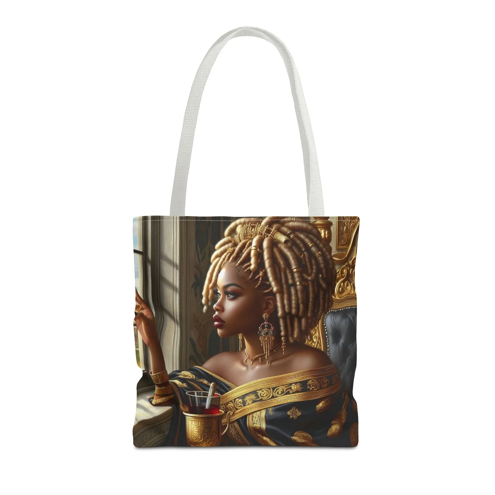Sitting Queen Tote Bag (AOP) #T6