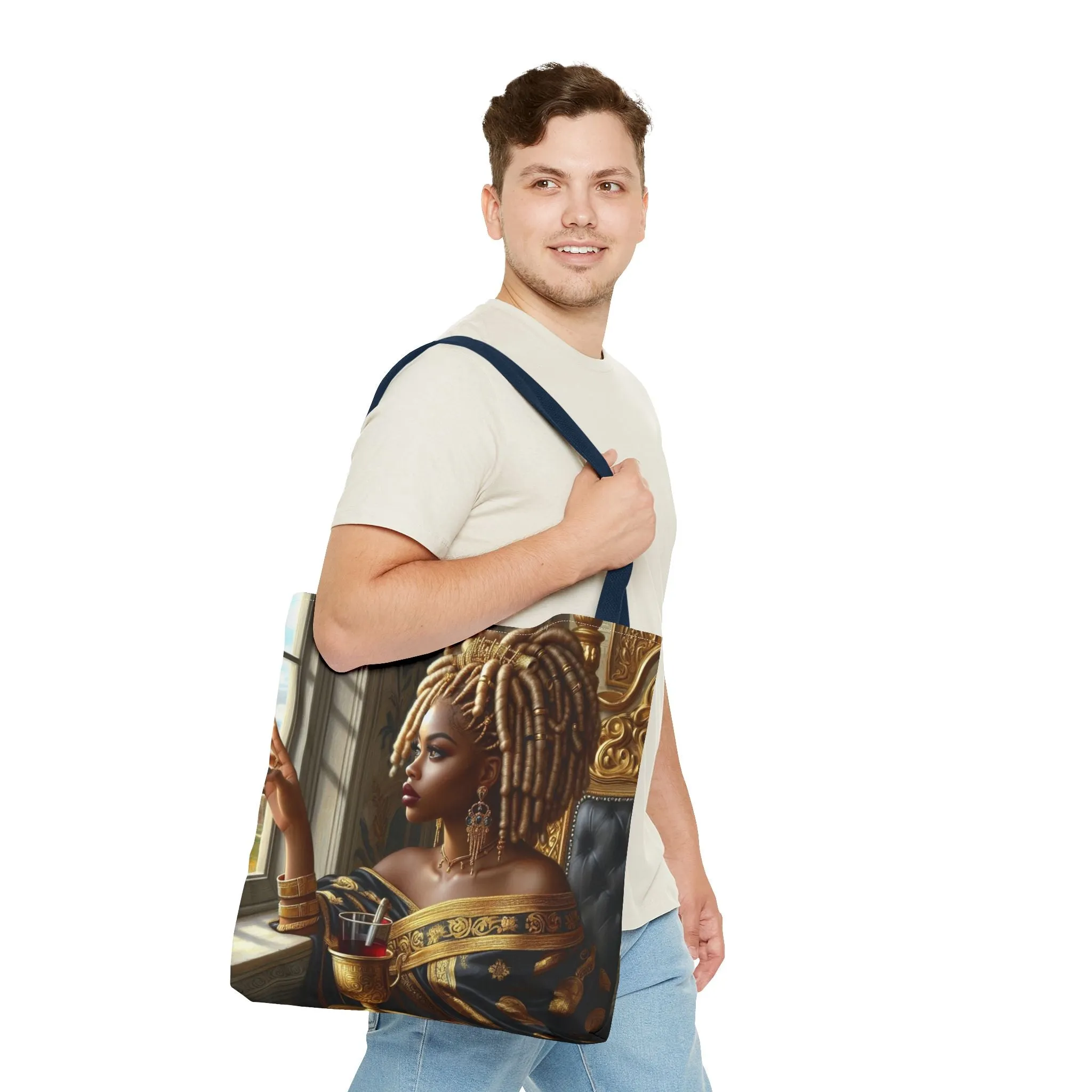 Sitting Queen Tote Bag (AOP) #T6