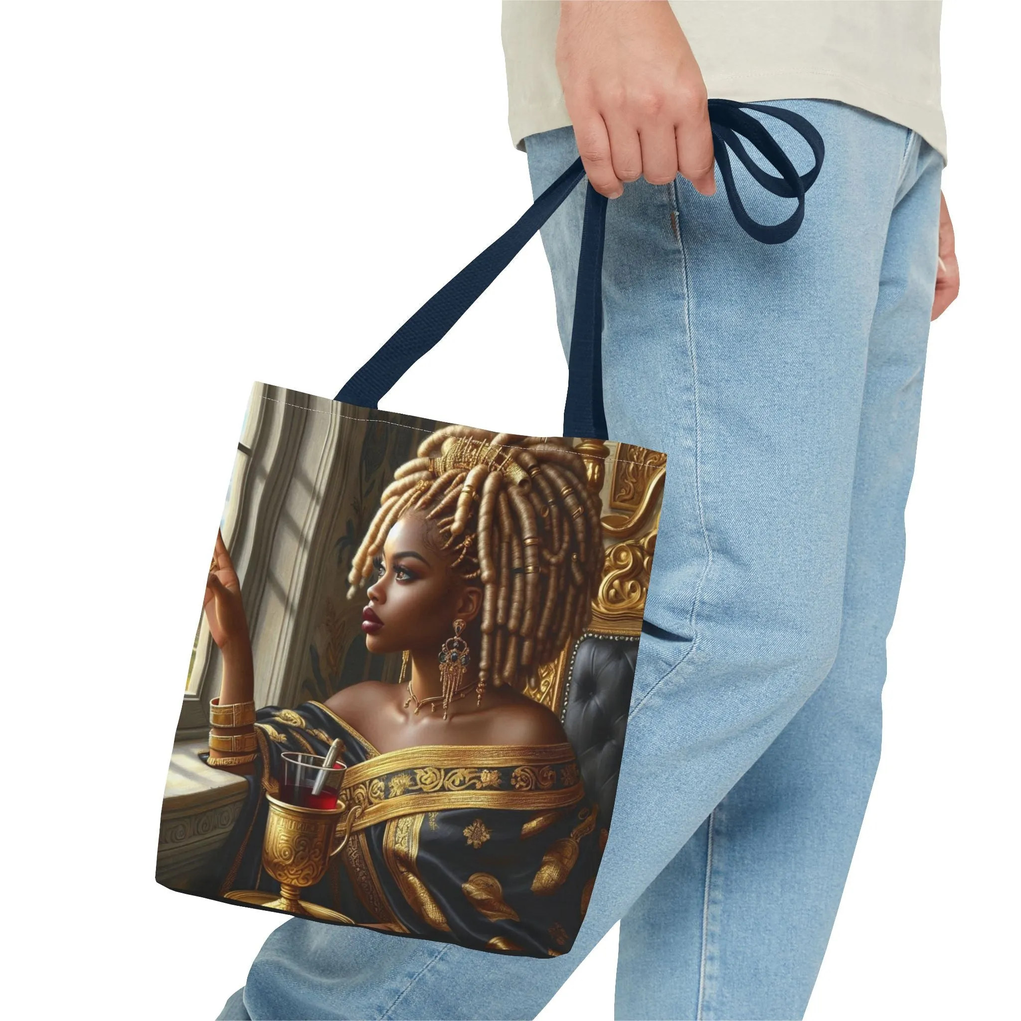 Sitting Queen Tote Bag (AOP) #T6
