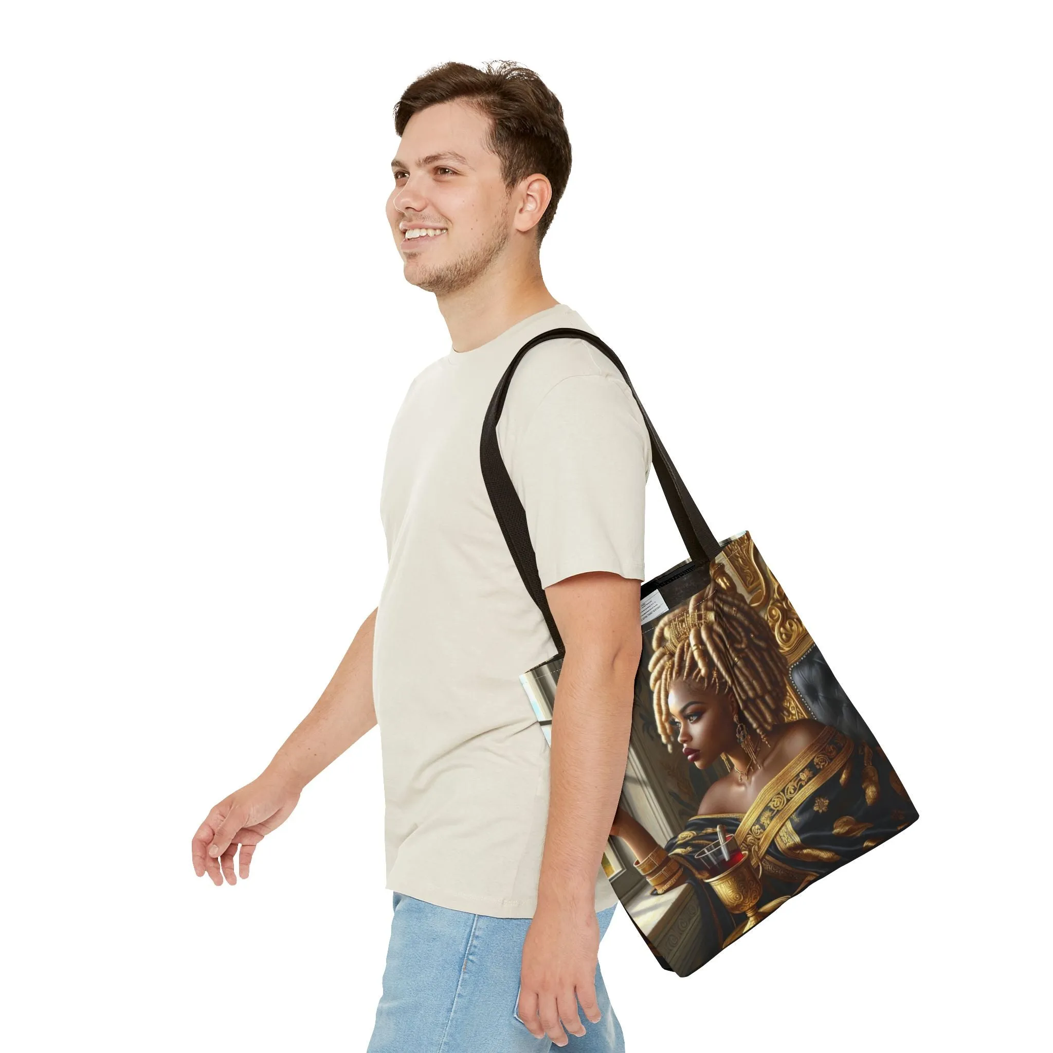 Sitting Queen Tote Bag (AOP) #T6
