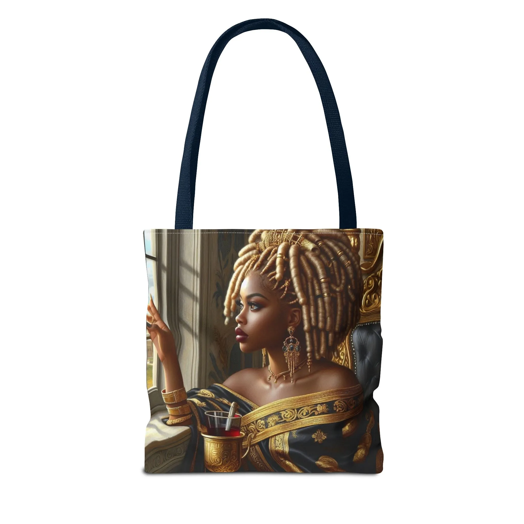 Sitting Queen Tote Bag (AOP) #T6
