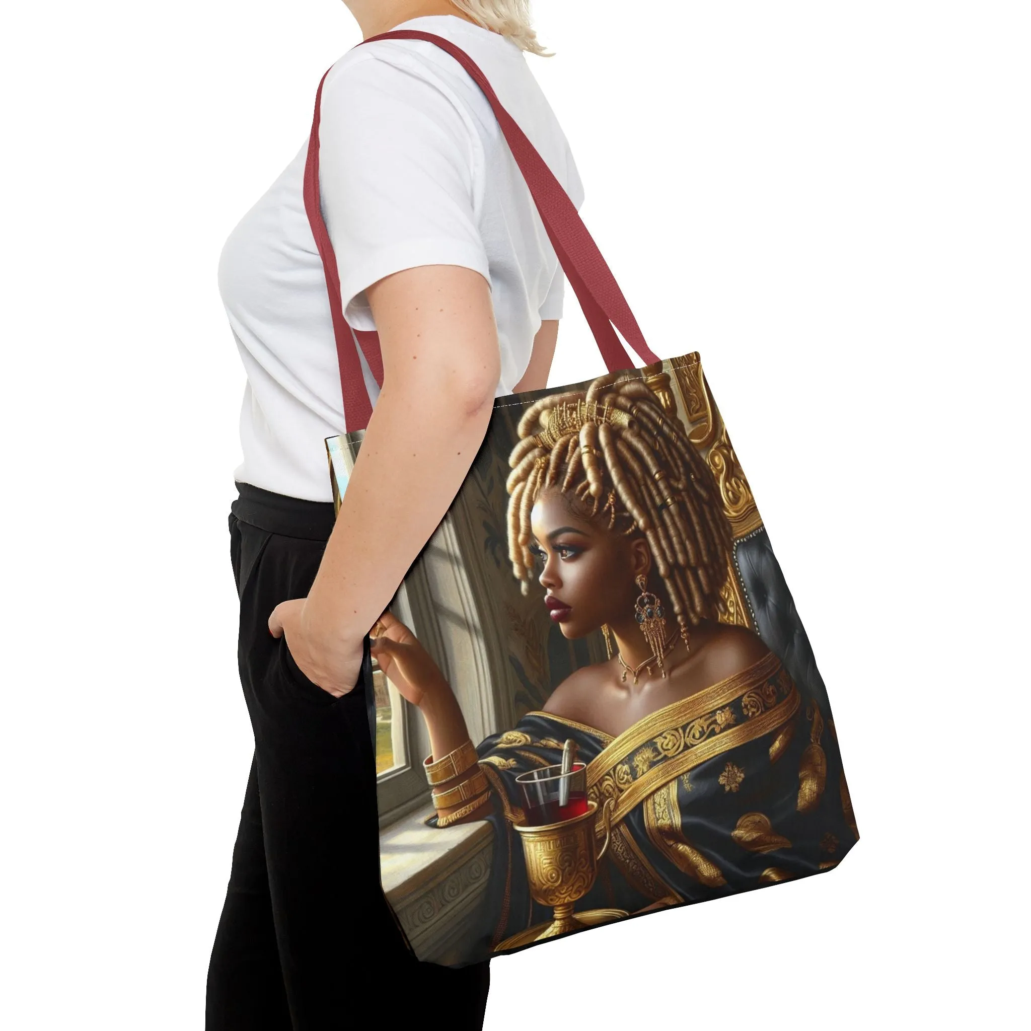 Sitting Queen Tote Bag (AOP) #T6