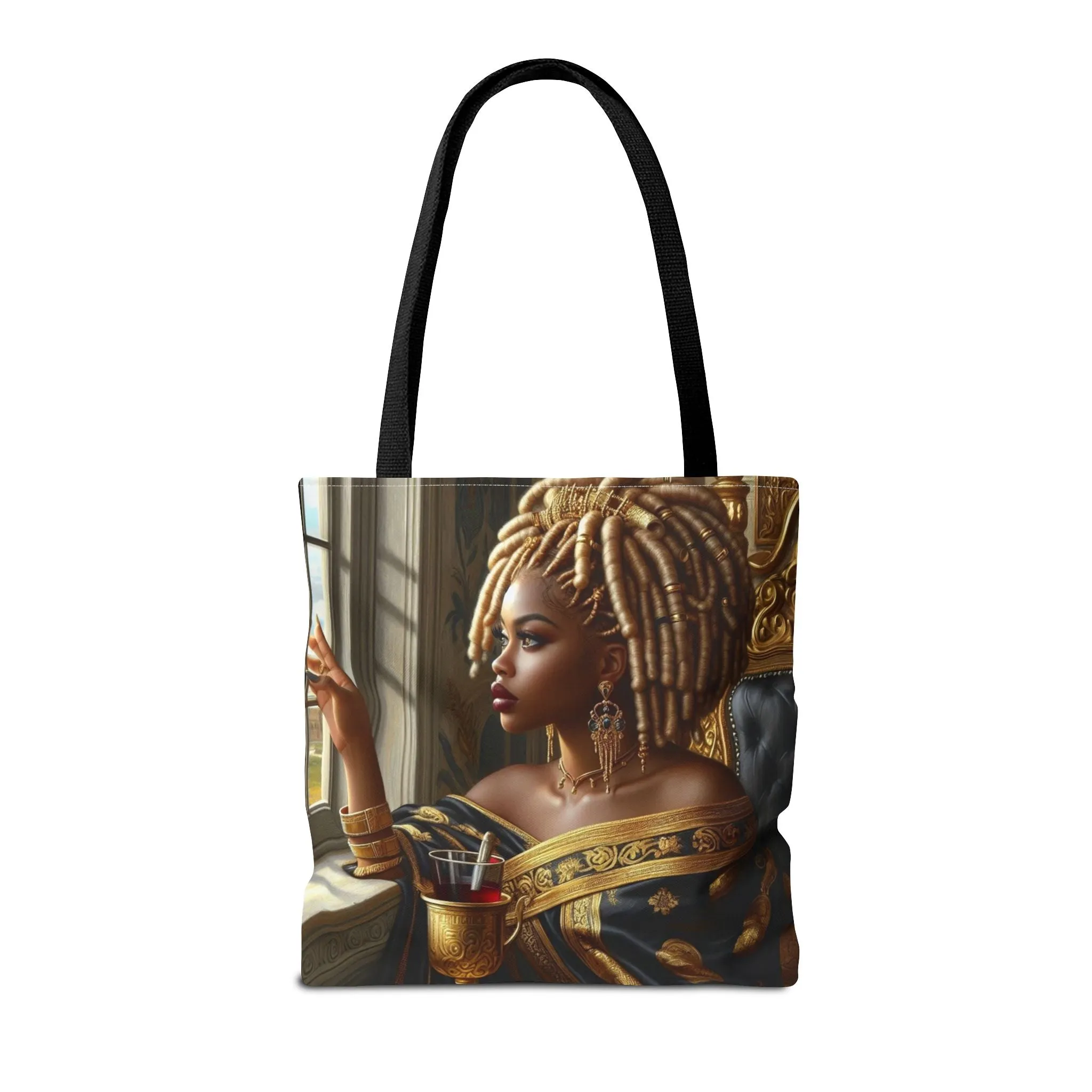 Sitting Queen Tote Bag (AOP) #T6