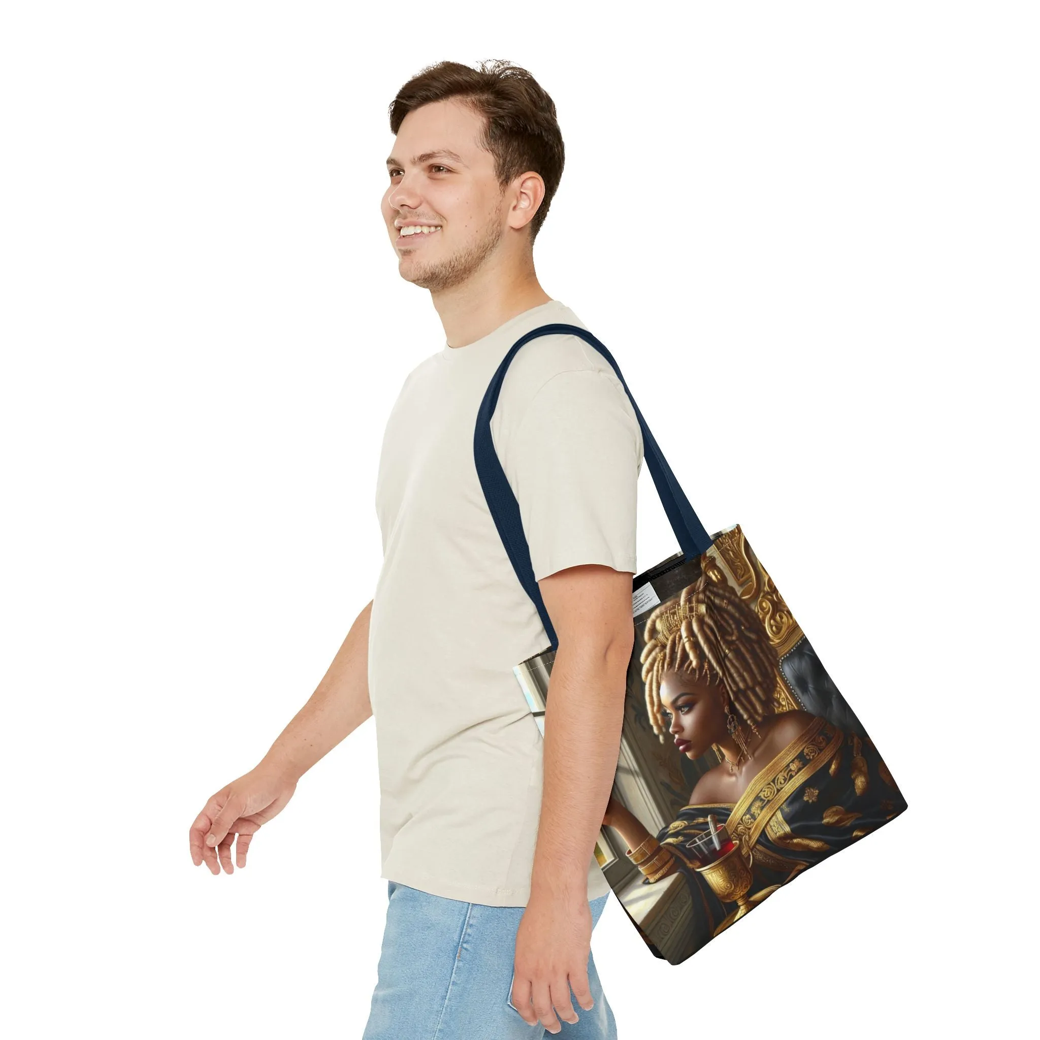 Sitting Queen Tote Bag (AOP) #T6