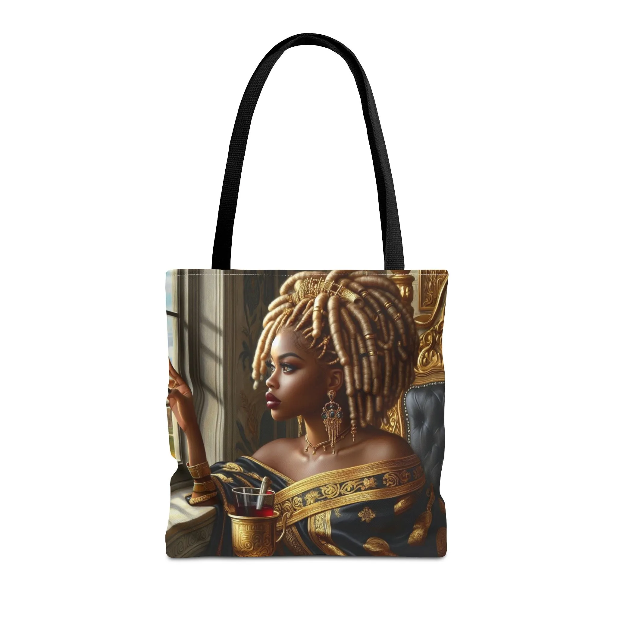 Sitting Queen Tote Bag (AOP) #T6