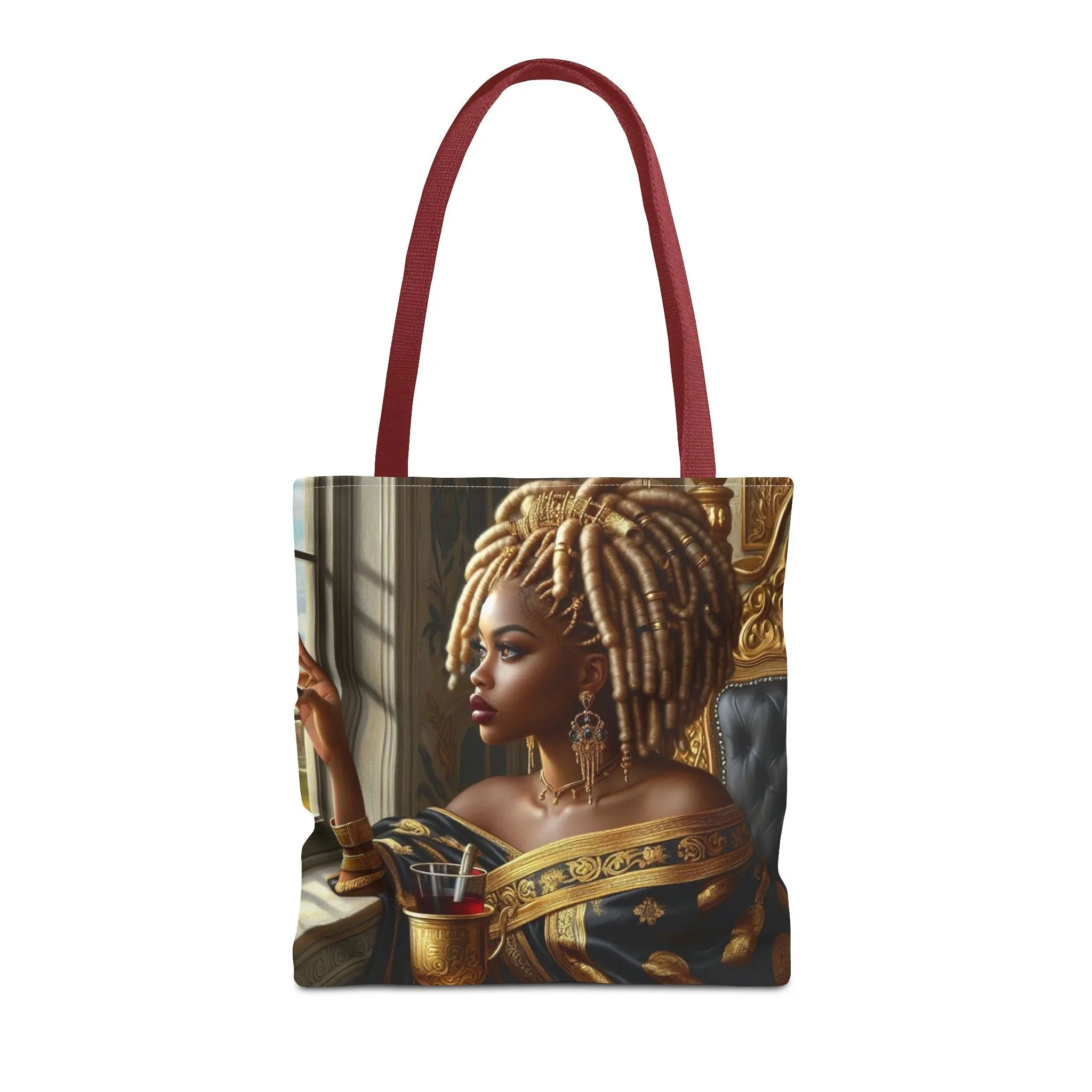 Sitting Queen Tote Bag (AOP) #T6