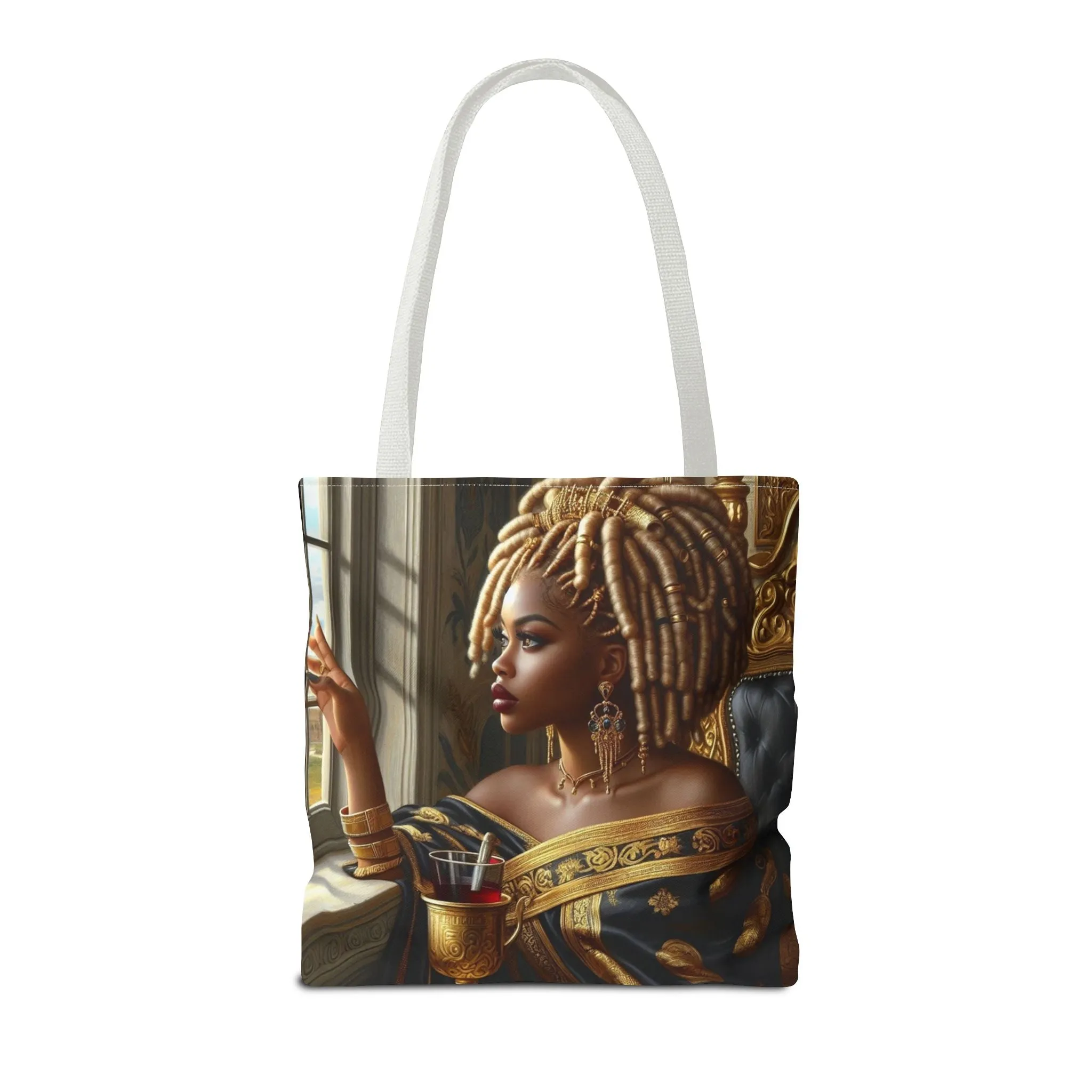Sitting Queen Tote Bag (AOP) #T6