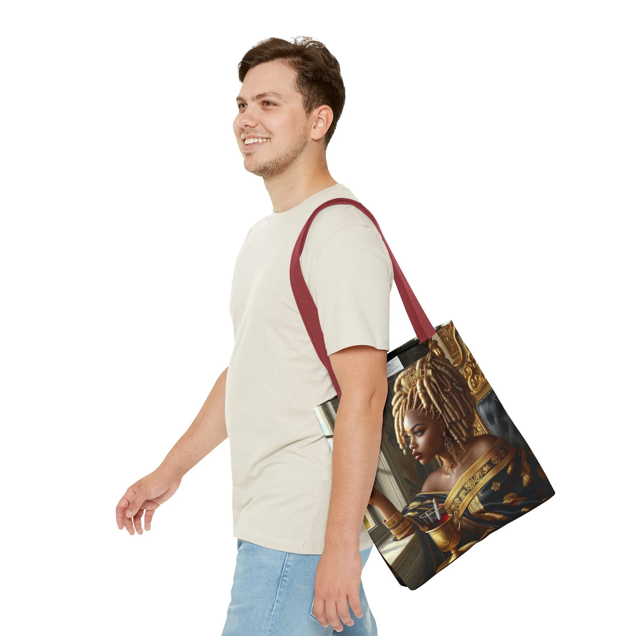 Sitting Queen Tote Bag (AOP) #T6