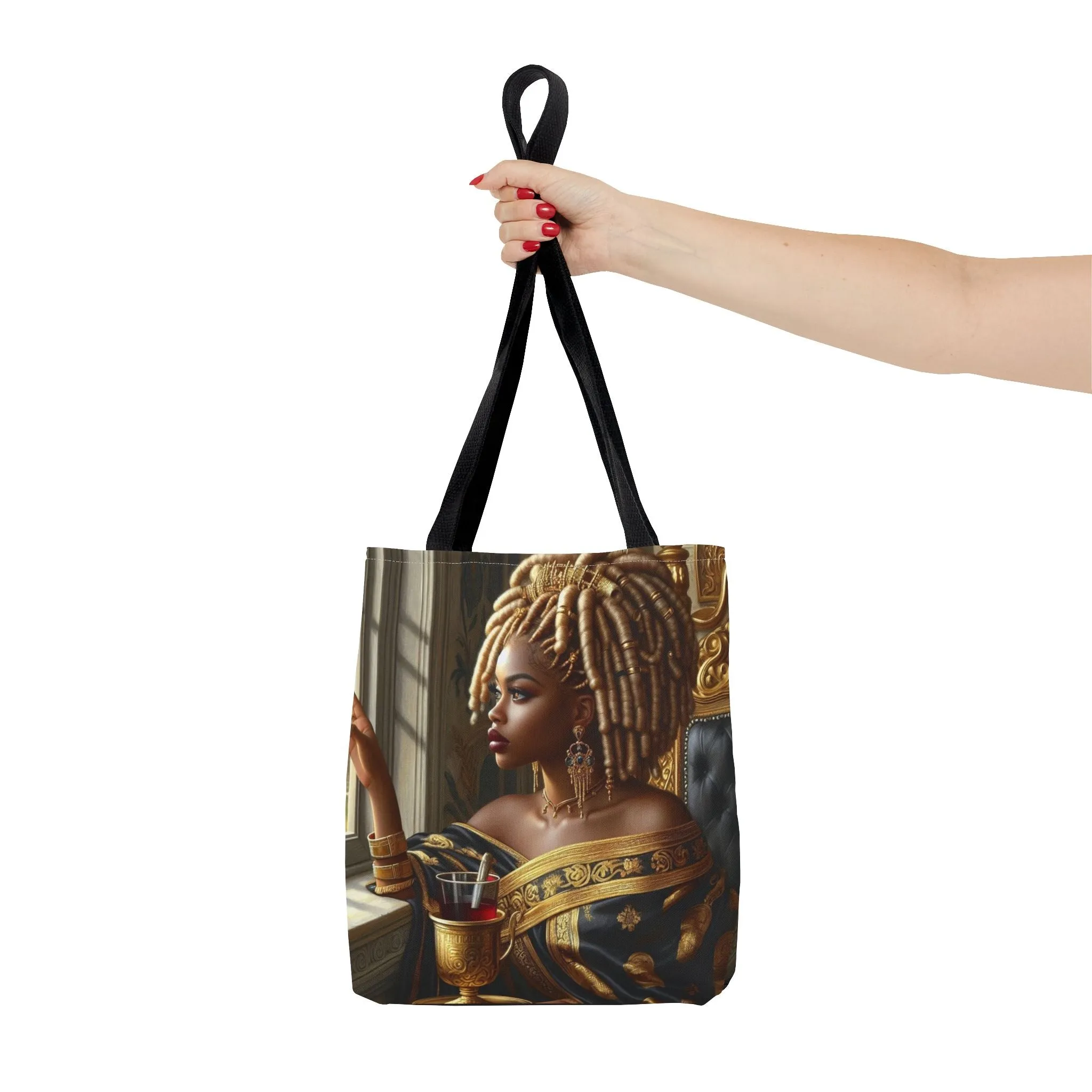 Sitting Queen Tote Bag (AOP) #T6