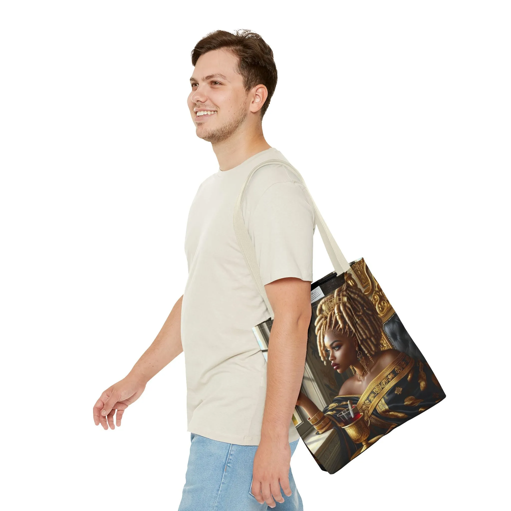 Sitting Queen Tote Bag (AOP) #T6