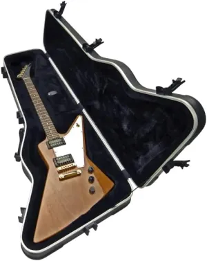 SKB Hardshell - TSA Latch, Over-Molded Handle for Gibson Explorer and Firebird guitars