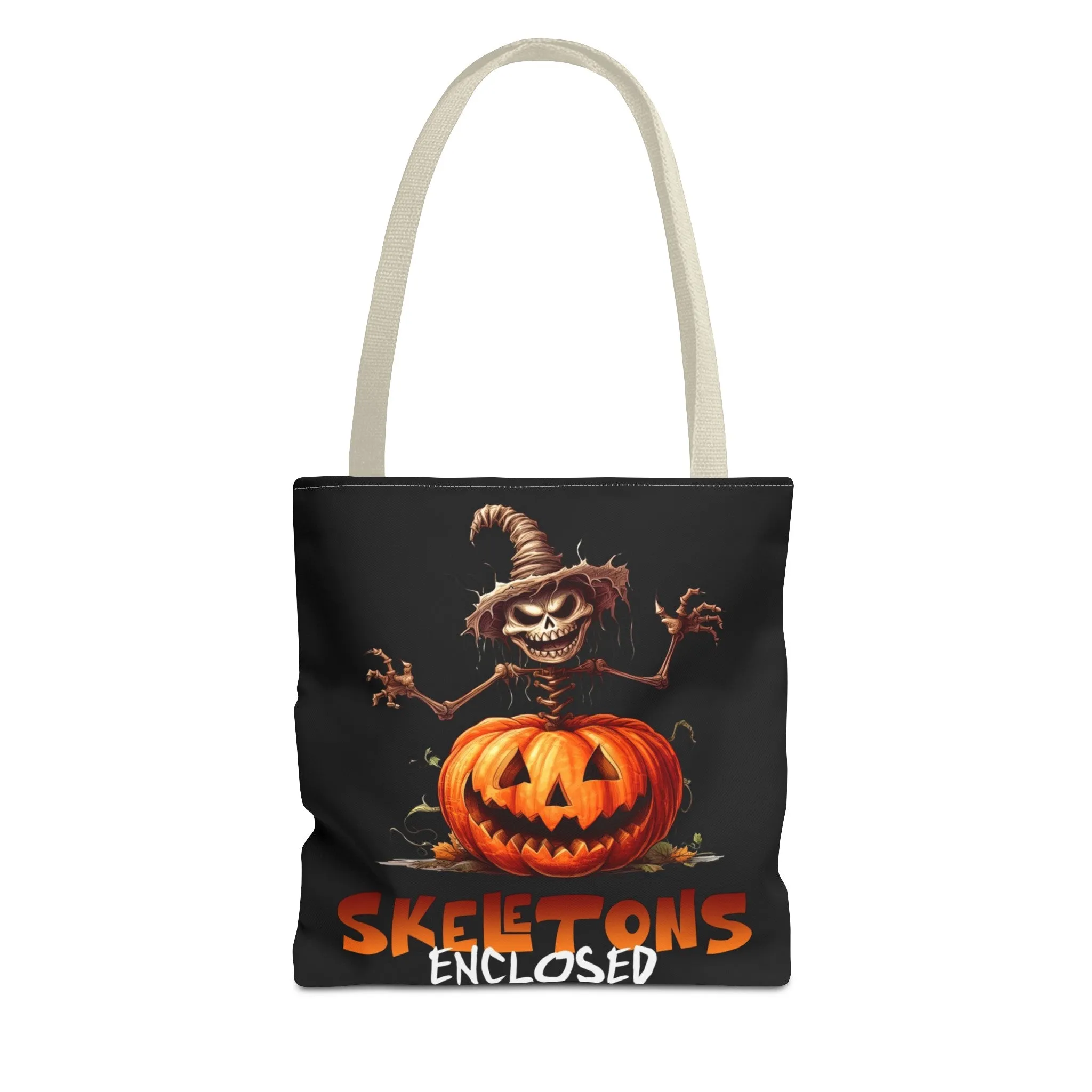 Skeletons Enclosed Tote Bag