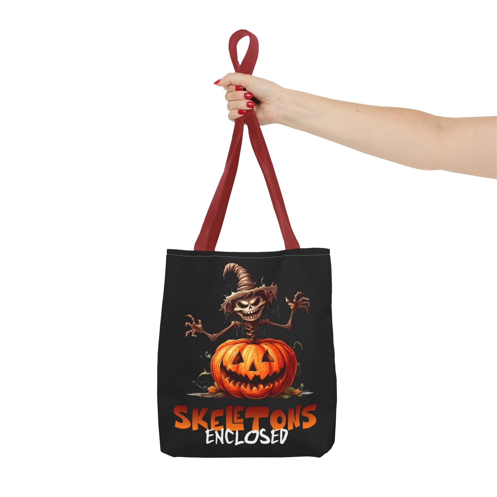 Skeletons Enclosed Tote Bag