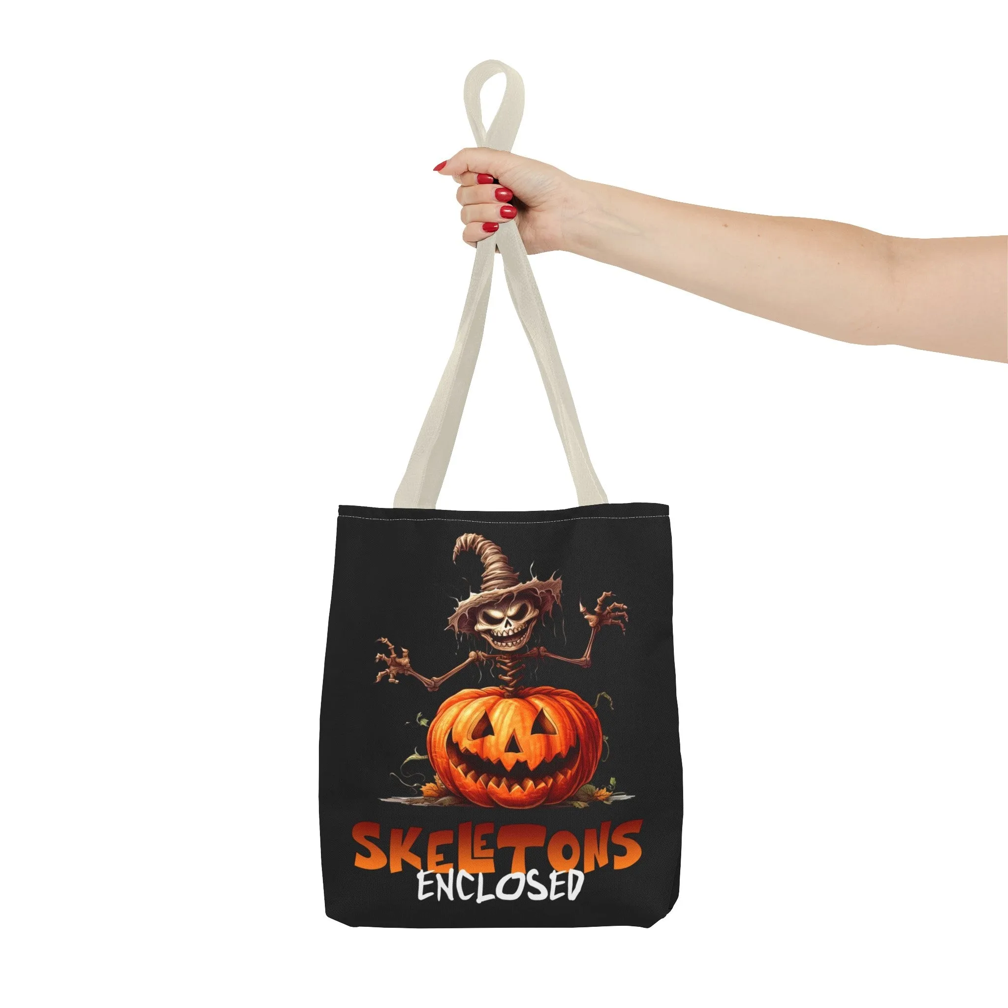 Skeletons Enclosed Tote Bag