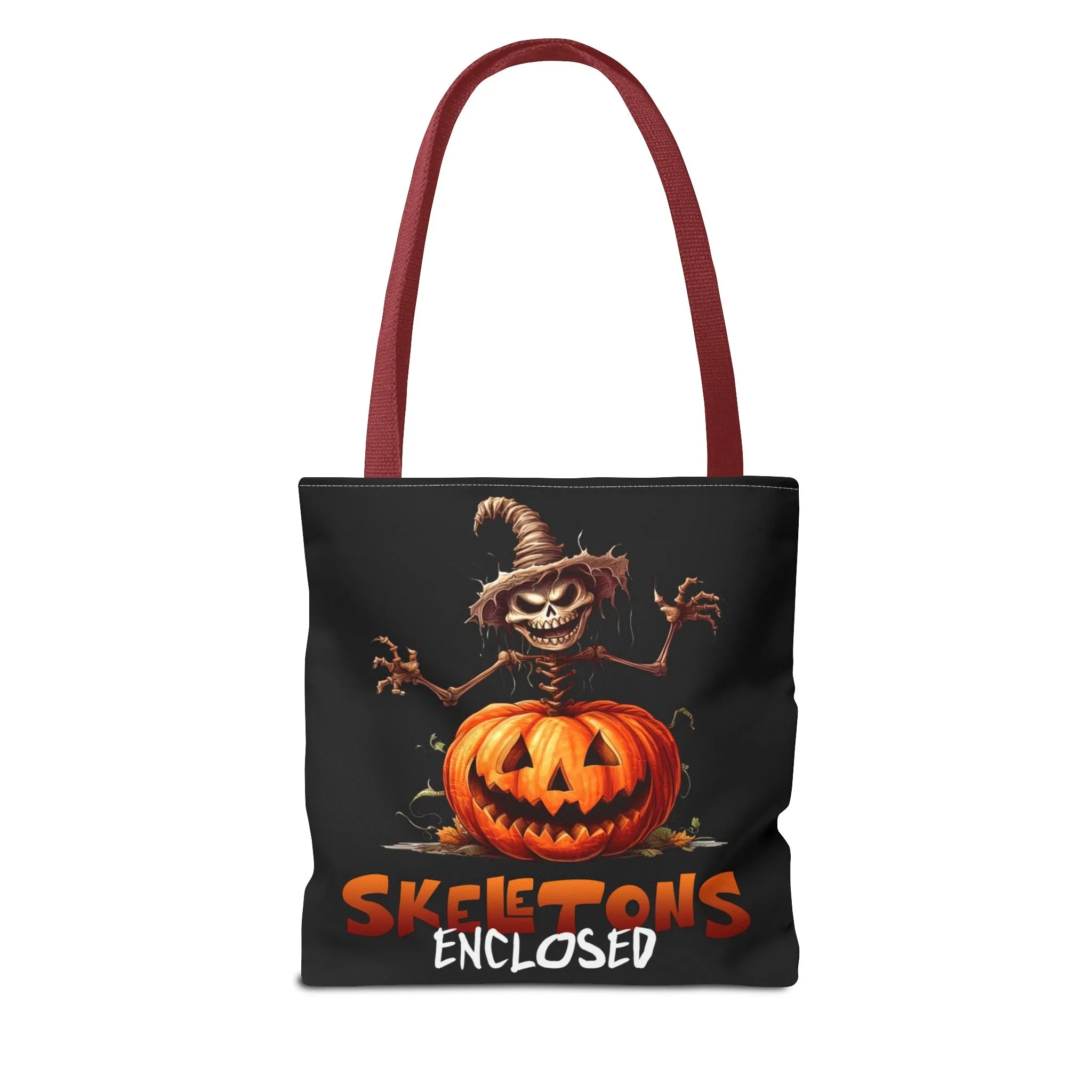 Skeletons Enclosed Tote Bag