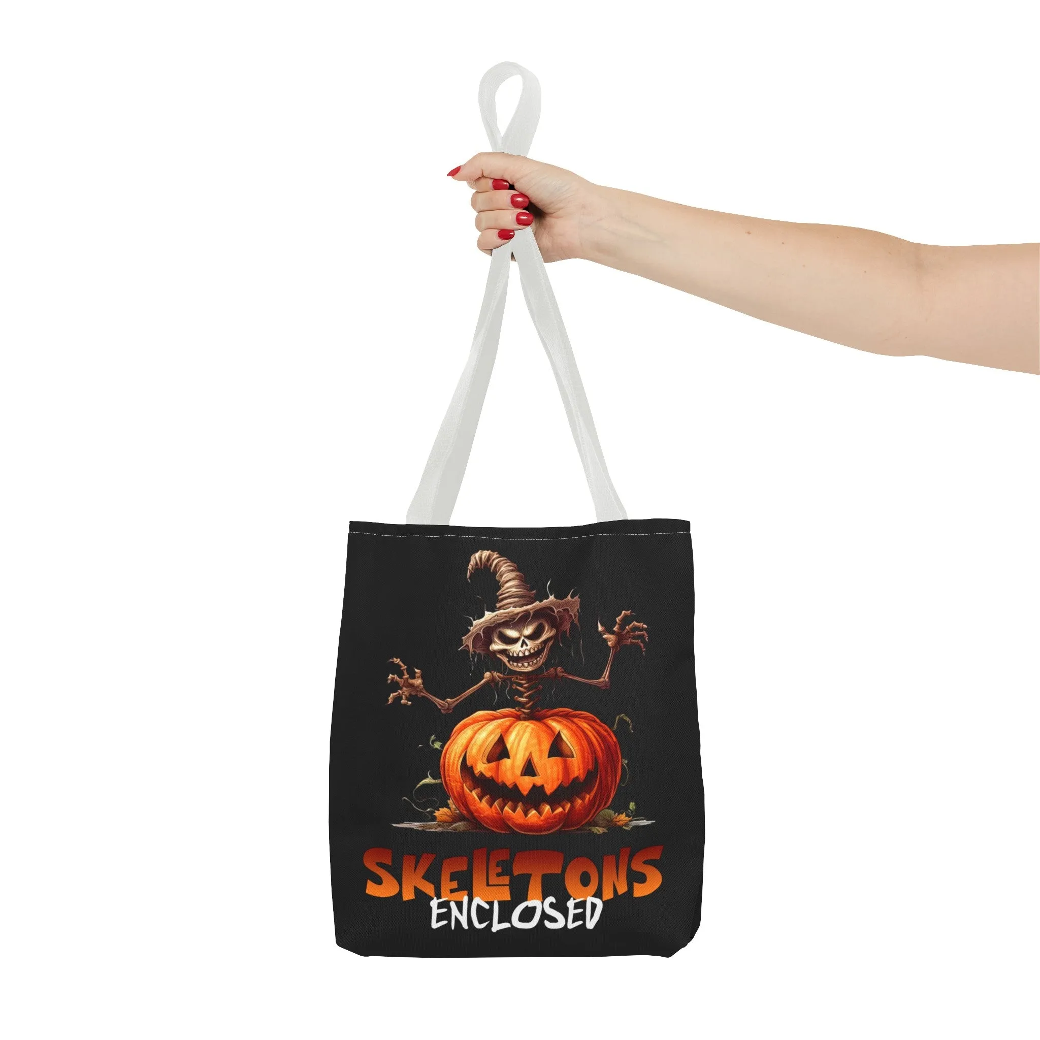 Skeletons Enclosed Tote Bag