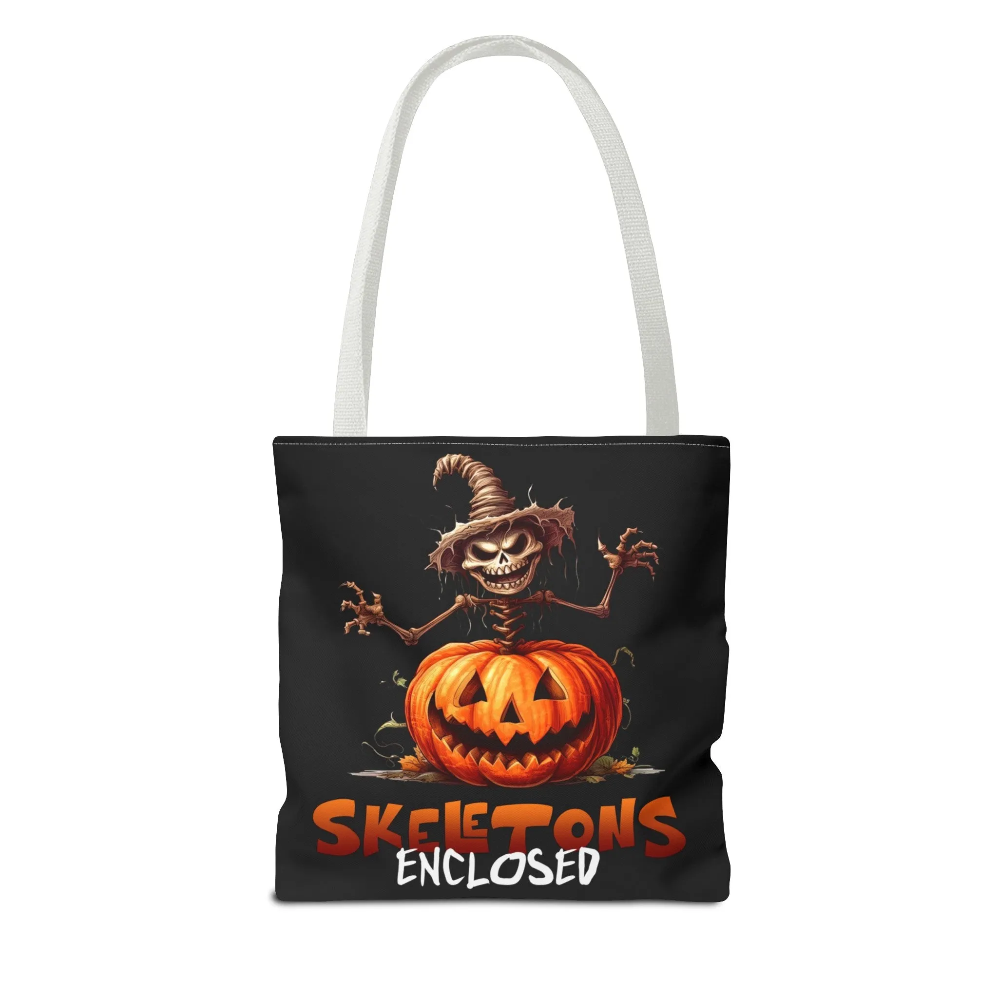 Skeletons Enclosed Tote Bag