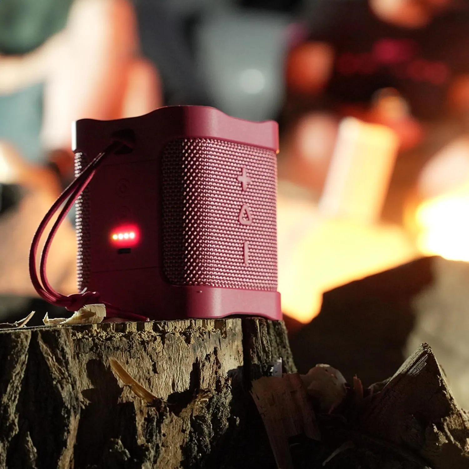 Skullcandy Terrain Mini Wireless Bluetooth Speaker - IPX7 Waterproof Portable Speaker with Dual Custom Passive Radiators, 14 Hour Battery, Nylon Wrist Wrap, & True Wireless Stereo