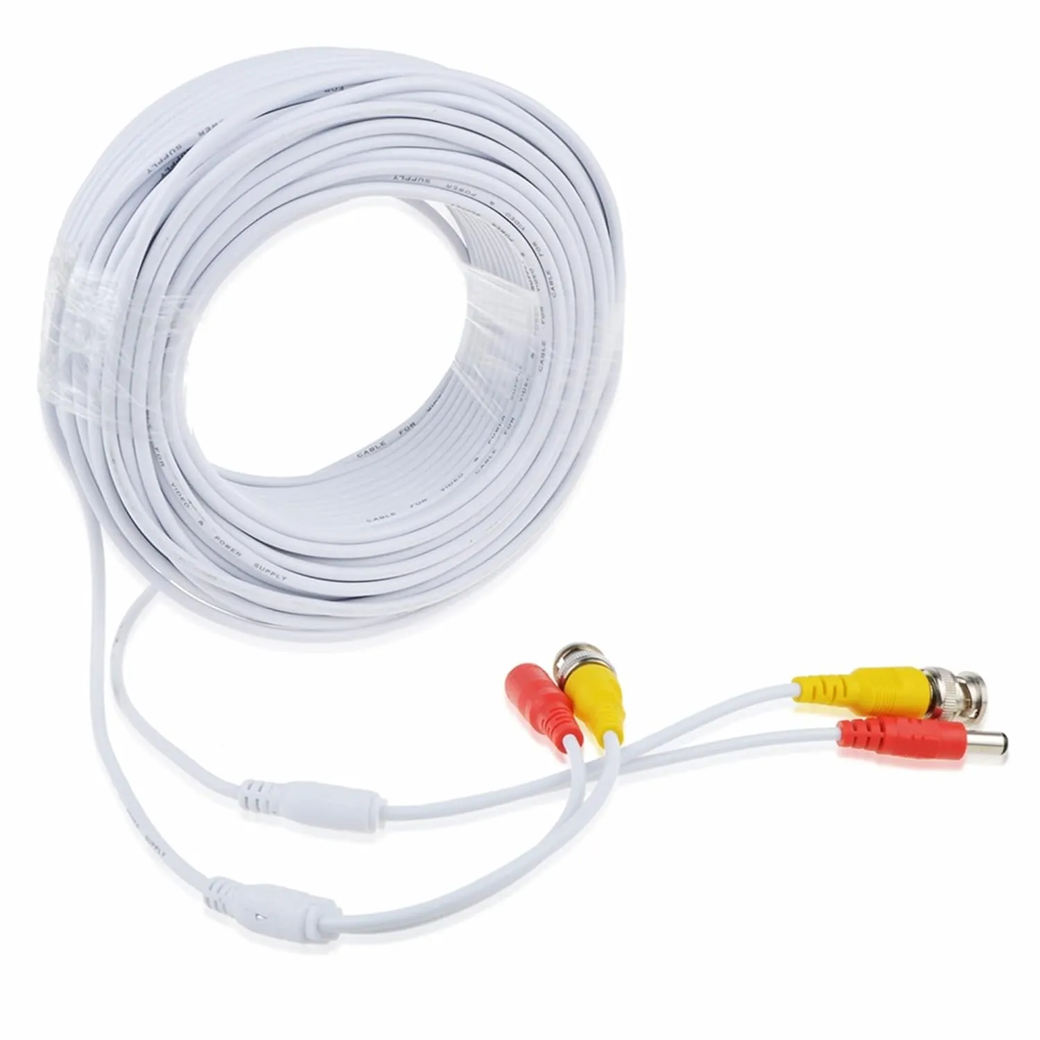SLLEA White 100ft BNC Extension Cable Replacement for Q-See QTH8053B HD 1080P Surveillance Camera