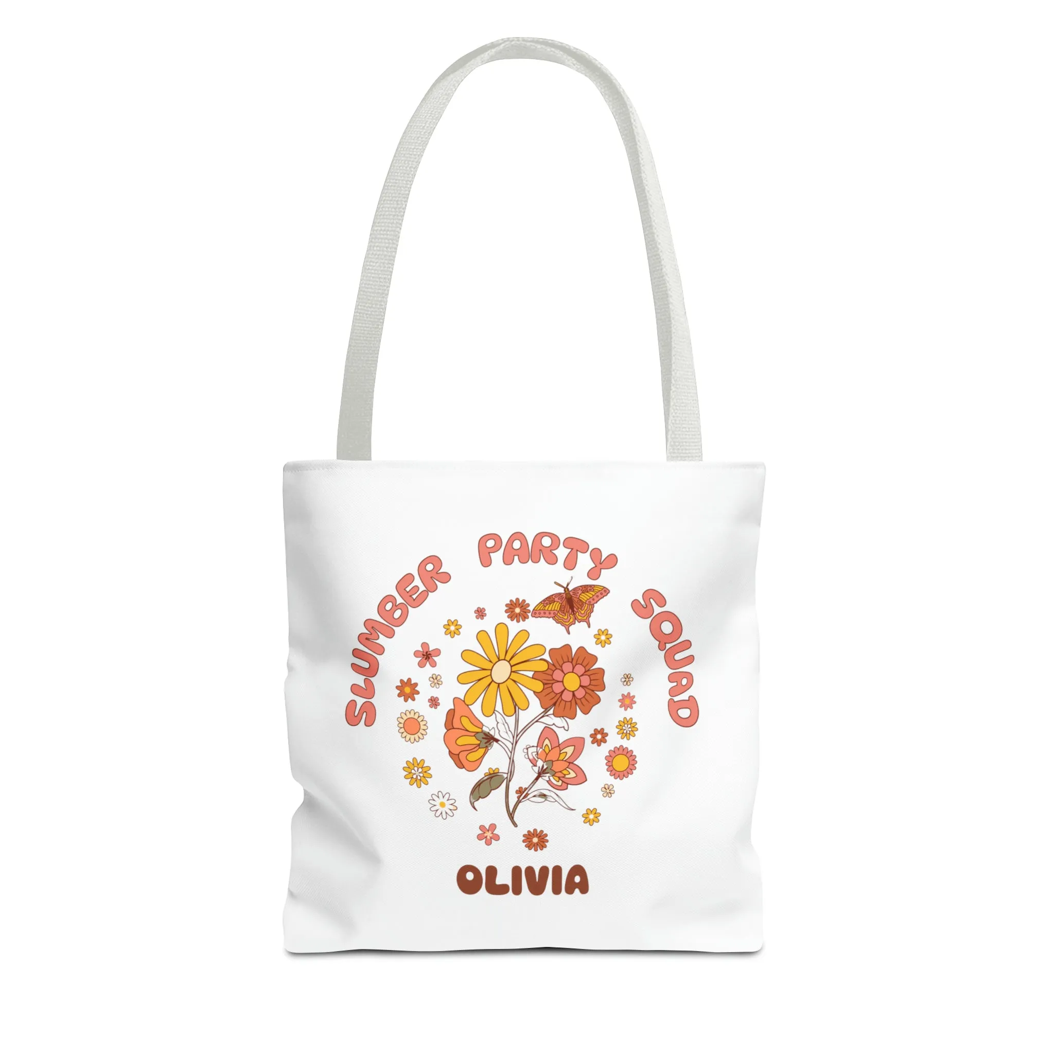 Slumber Party Favor Hippie Tote Bag