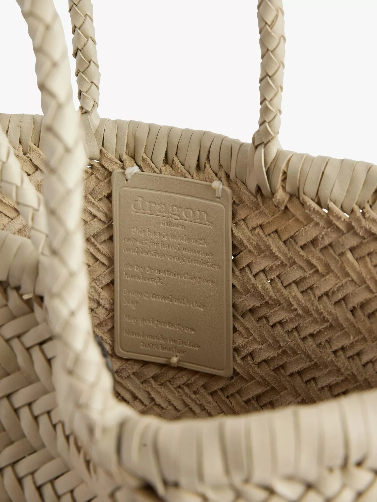 Small Bamboo Triple Jump Woven Shoulder Bag