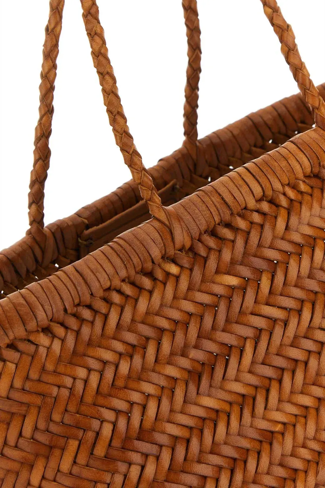 Small Bamboo Triple Jump Woven Shoulder Bag