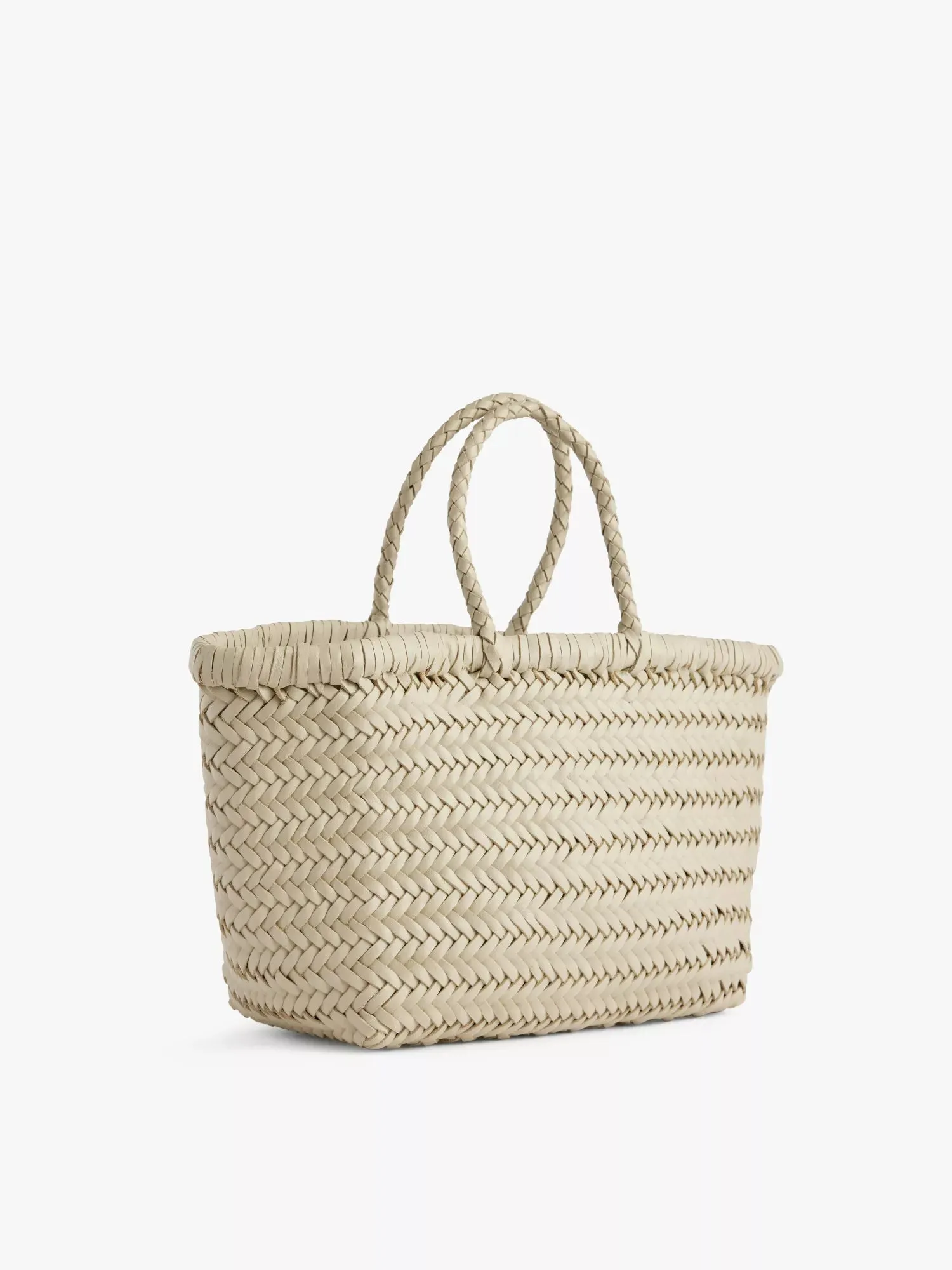 Small Bamboo Triple Jump Woven Shoulder Bag