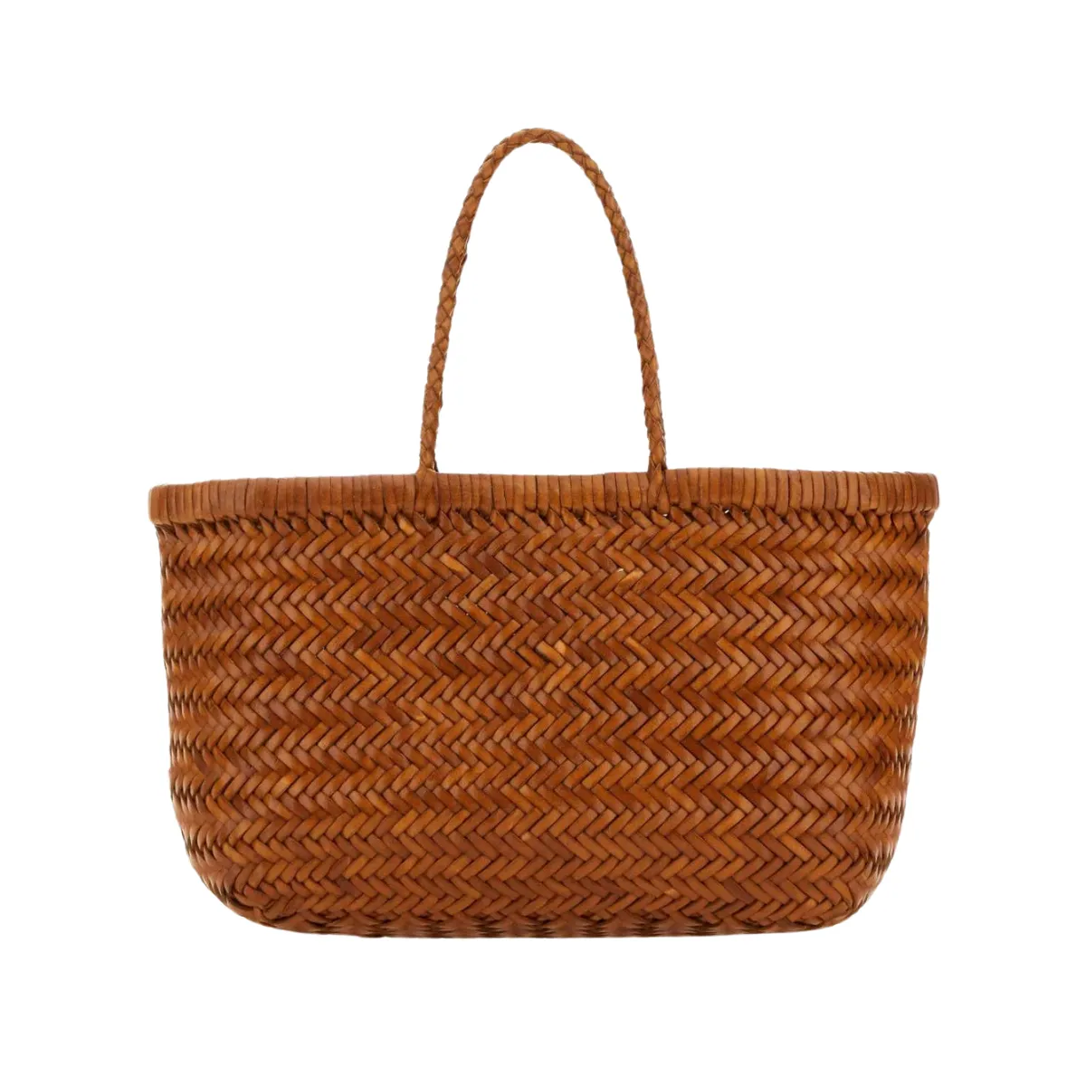 Small Bamboo Triple Jump Woven Shoulder Bag