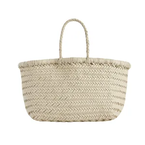 Small Bamboo Triple Jump Woven Shoulder Bag