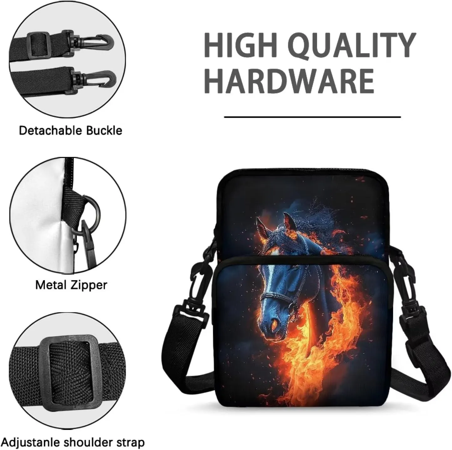 Small Crossbody Bags for Women Men Small Messenger Bag Purses Fanny Pack Wallet Bag Coin Purse Backpack Handbag