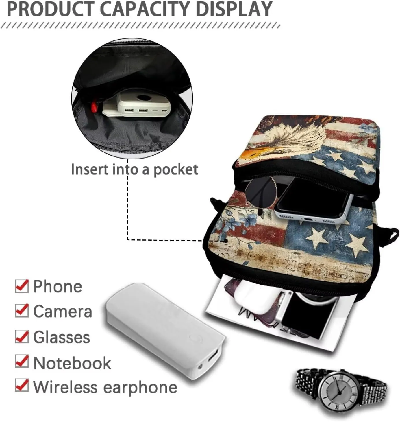 Small Crossbody Bags for Women Men Small Messenger Bag Purses Fanny Pack Wallet Bag Coin Purse Backpack Handbags
