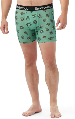 Smartwool Men's Merino Print Boxer Brief Boxed