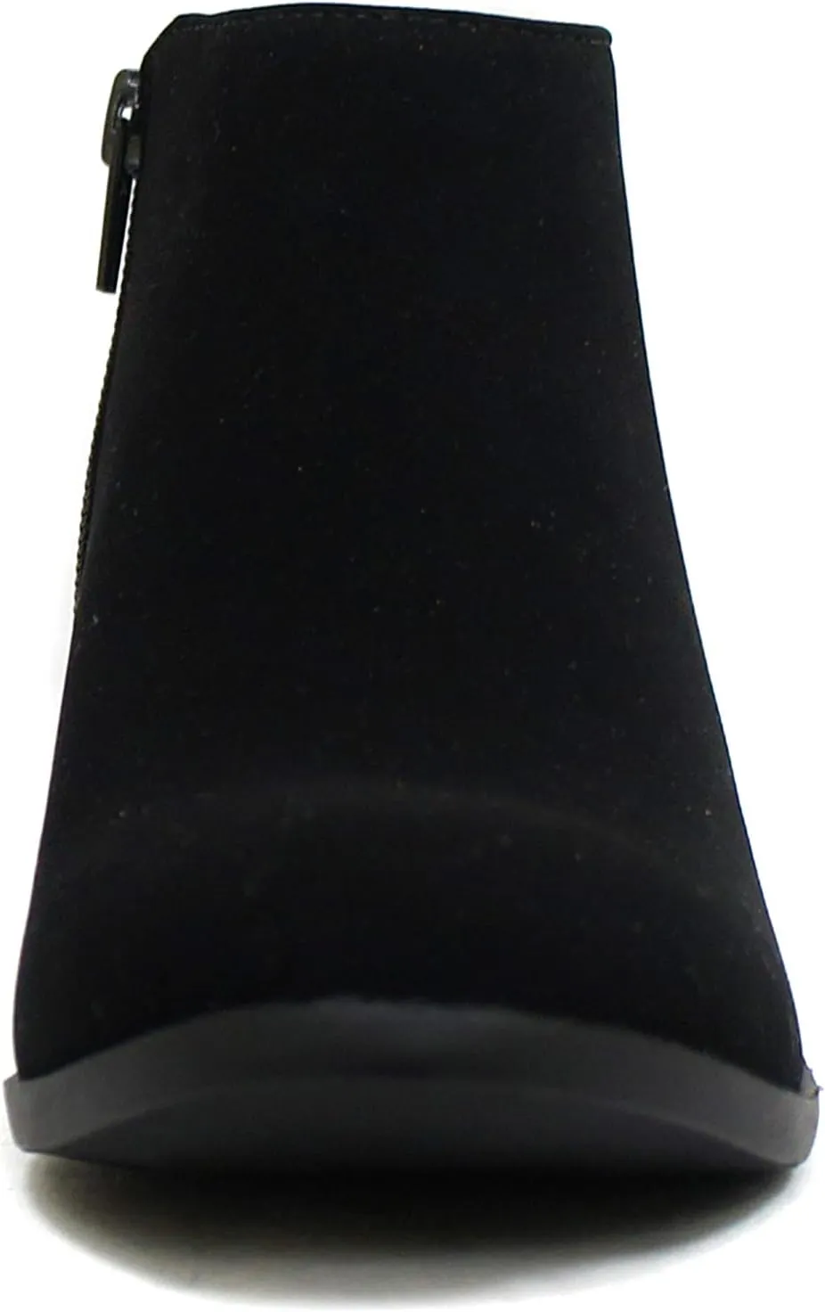 Soda Mug - Western Inspired Bootie w/Zipper and Chucky Low Stacked Heels