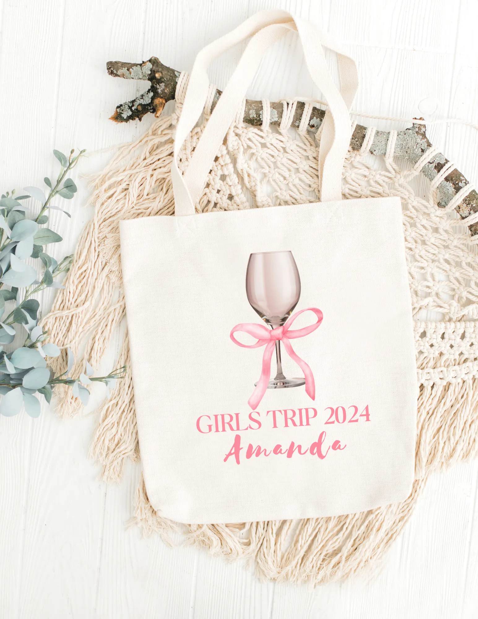 Soft Girl Aesthetic Girls Trip Tote Bag