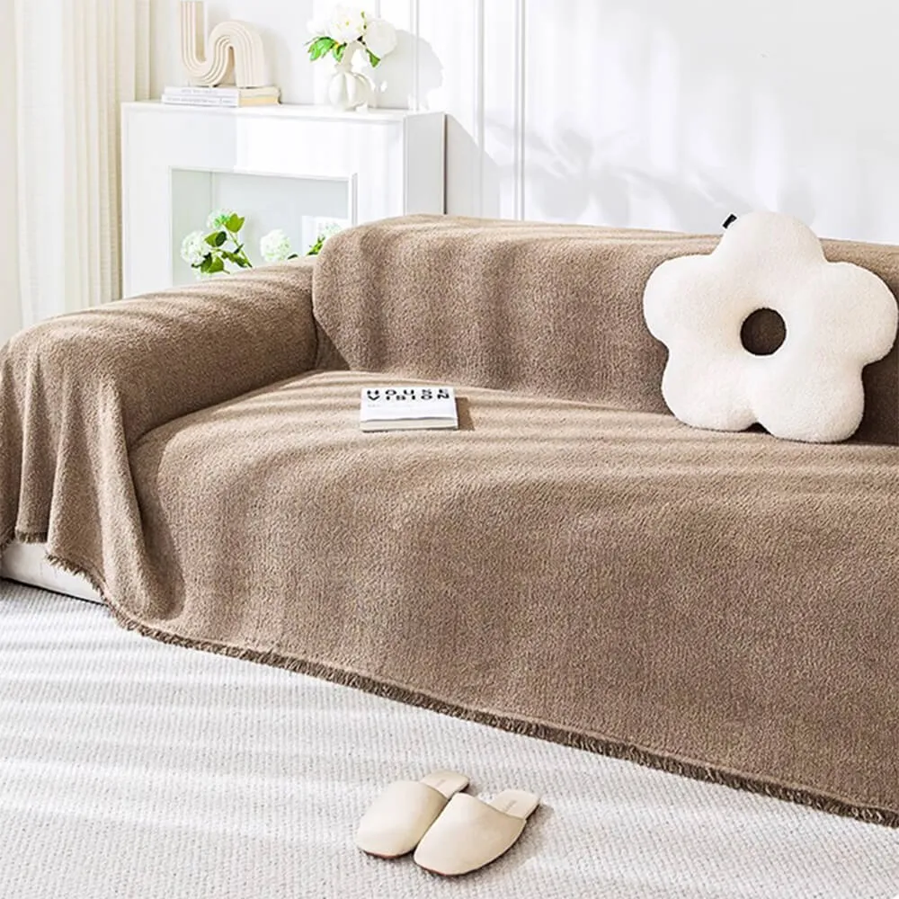 Soft Plush Water-resistant Multi-Purpose Furniture Protection Sofa Cover