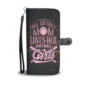 Softball Mom Wallet Phone Case w/ RFID Protection