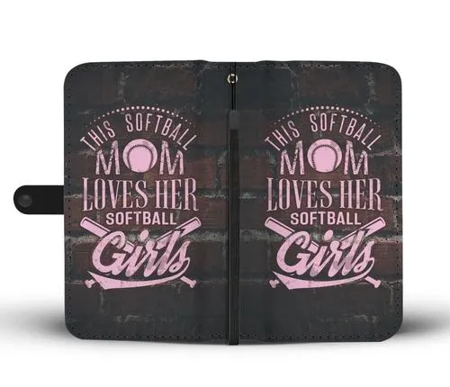Softball Mom Wallet Phone Case w/ RFID Protection