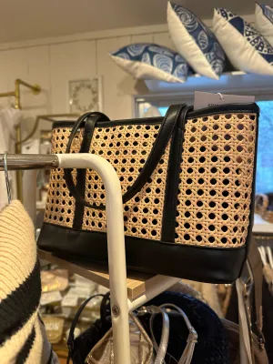 soleil mini tote-blk