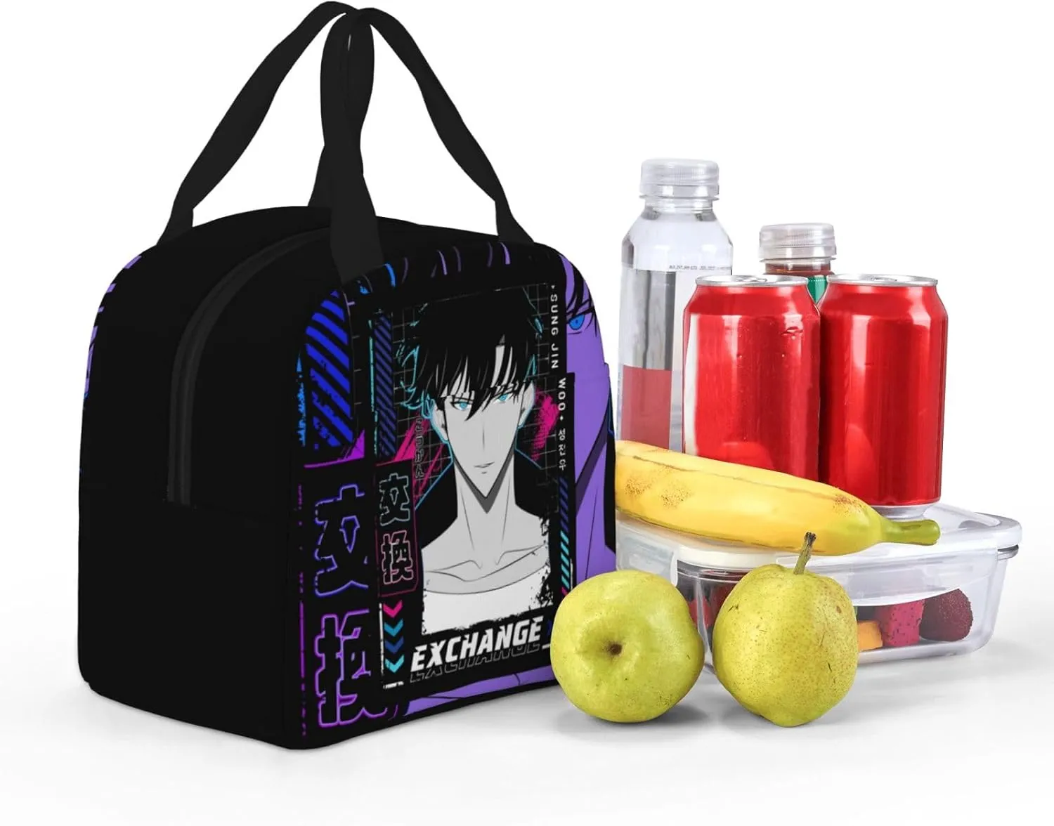 Solo Manga Leveling Shopping Bag, Fashionable Outdoor Handbag Hand In Hand