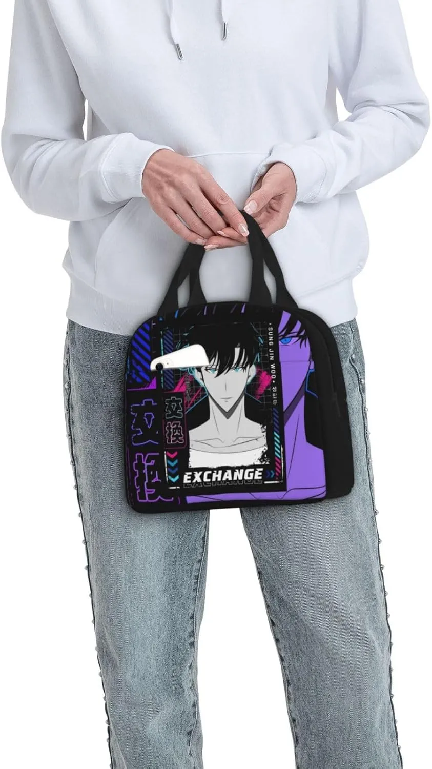 Solo Manga Leveling Shopping Bag, Fashionable Outdoor Handbag Hand In Hand