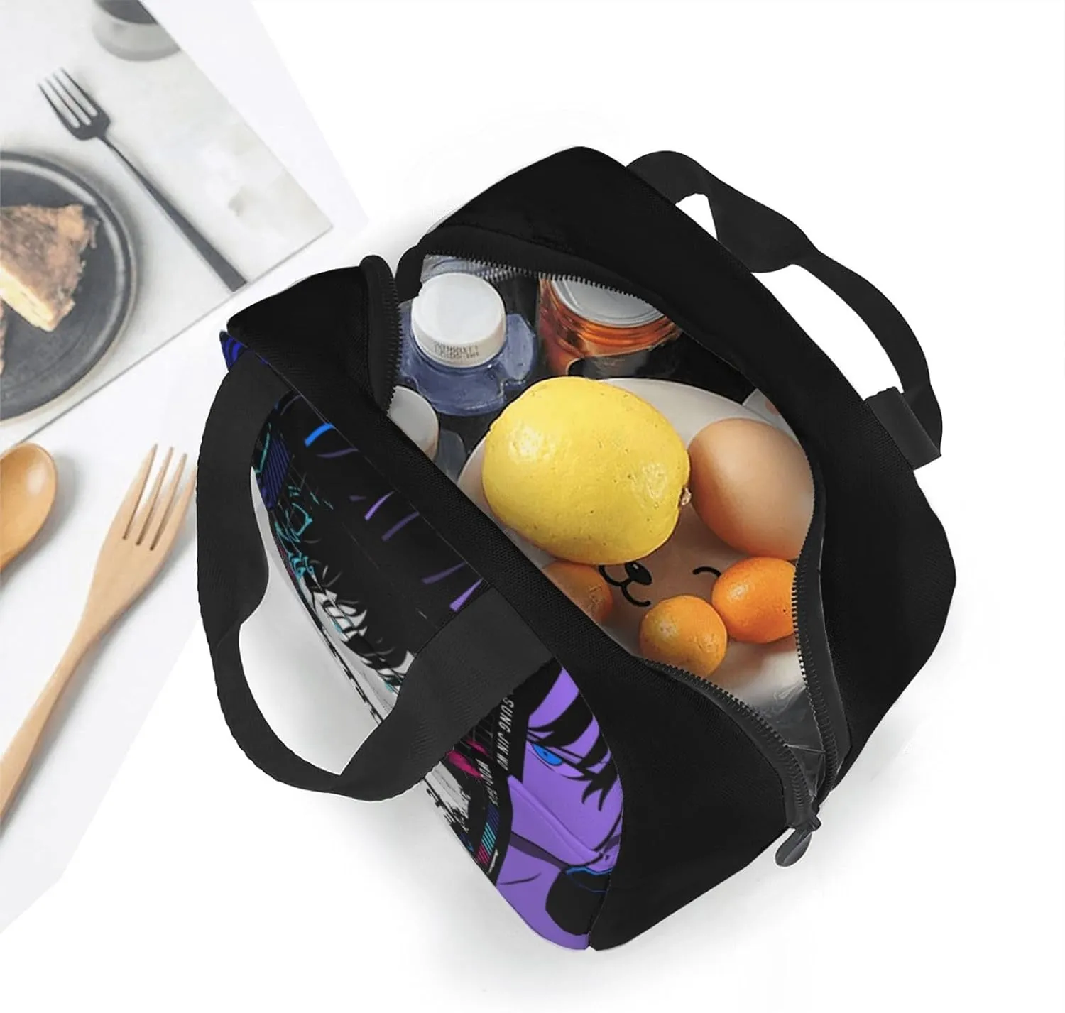 Solo Manga Leveling Shopping Bag, Fashionable Outdoor Handbag Hand In Hand
