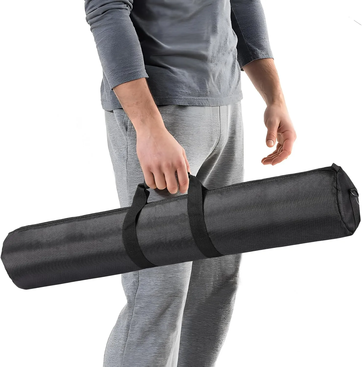 soonpho Nylon Tripod Carrying Case, Light Stand Bag with Shoulder Strap Padded for Photography Studio Flash Light Stand, Tripods, Monopods, Umbrellas, Softbox, Boom Stands, Speaker Stands (39in/100cm)