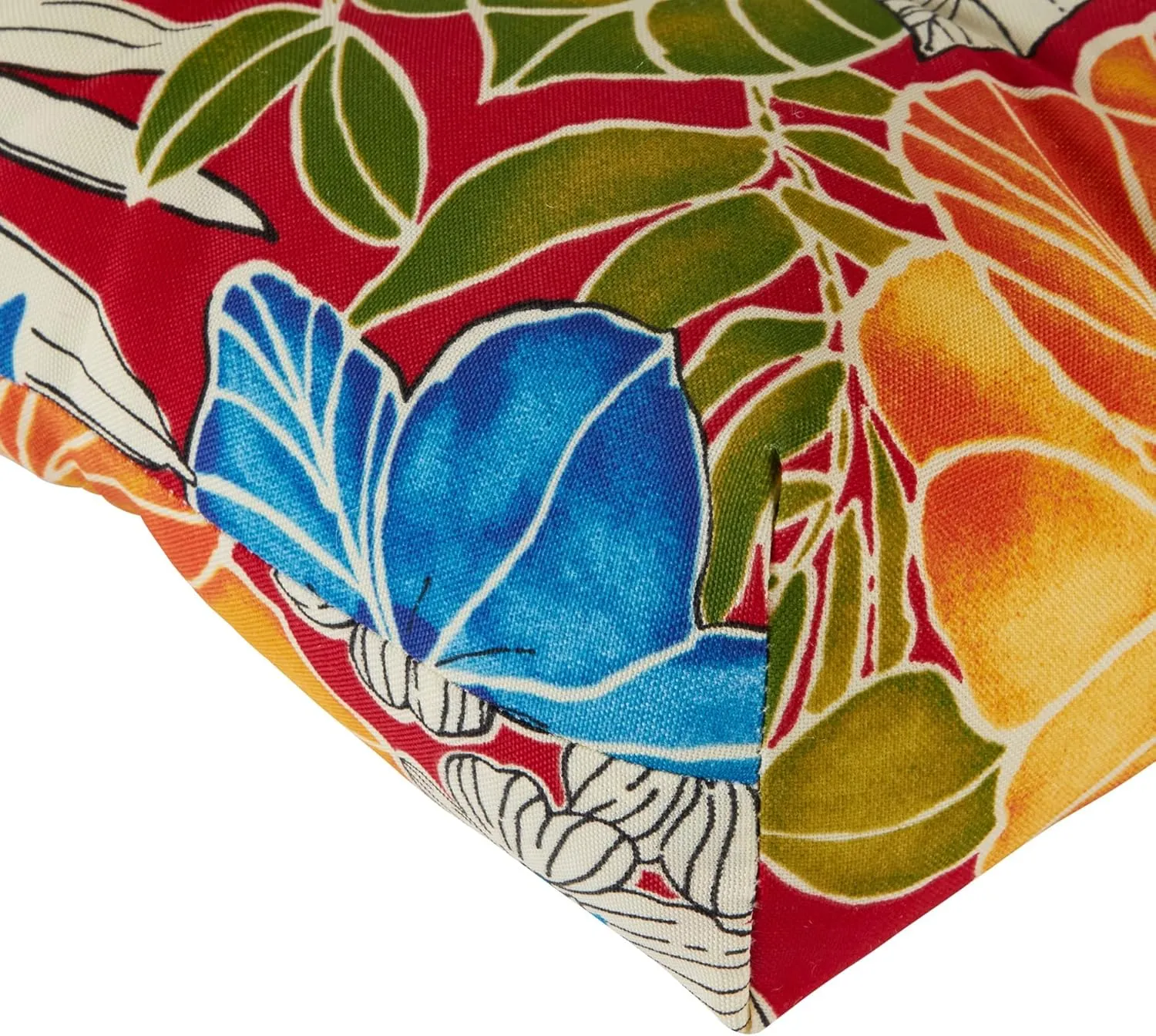 South Pine Porch Outdoor 72x22-inch Chaise Lounge Chair Cushion, Aloha Red Floral