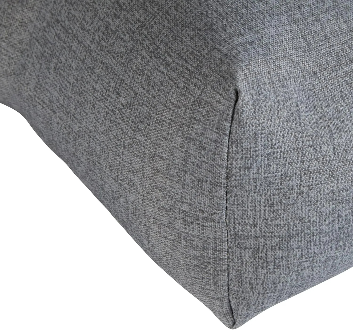 South Pine Porch Outdoor 72x22-inch Chaise Lounge Chair Cushion, Heather Gray