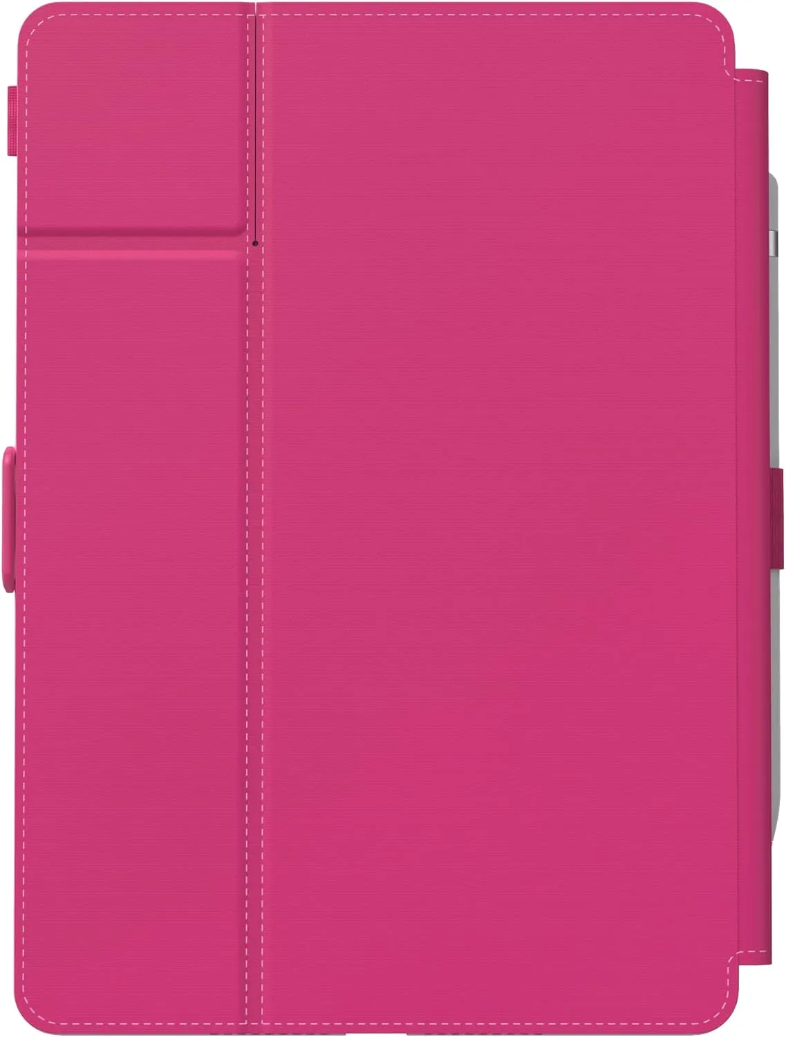 Speck Balance Folio Case for iPad 10.2 Inch (2019-2021) - Drop & Camera Protection, Slim Multi Range Stand, Apple Pencil Holder - Digital Pink/Blossom Pink