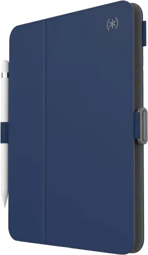 Speck Case for iPad Pro 10th Generation 10.9 Inch - Drop & Camera Protection, Slim Multi Range Stand, Apple Pencil Holder - Arcadia Navy/Moody Grey