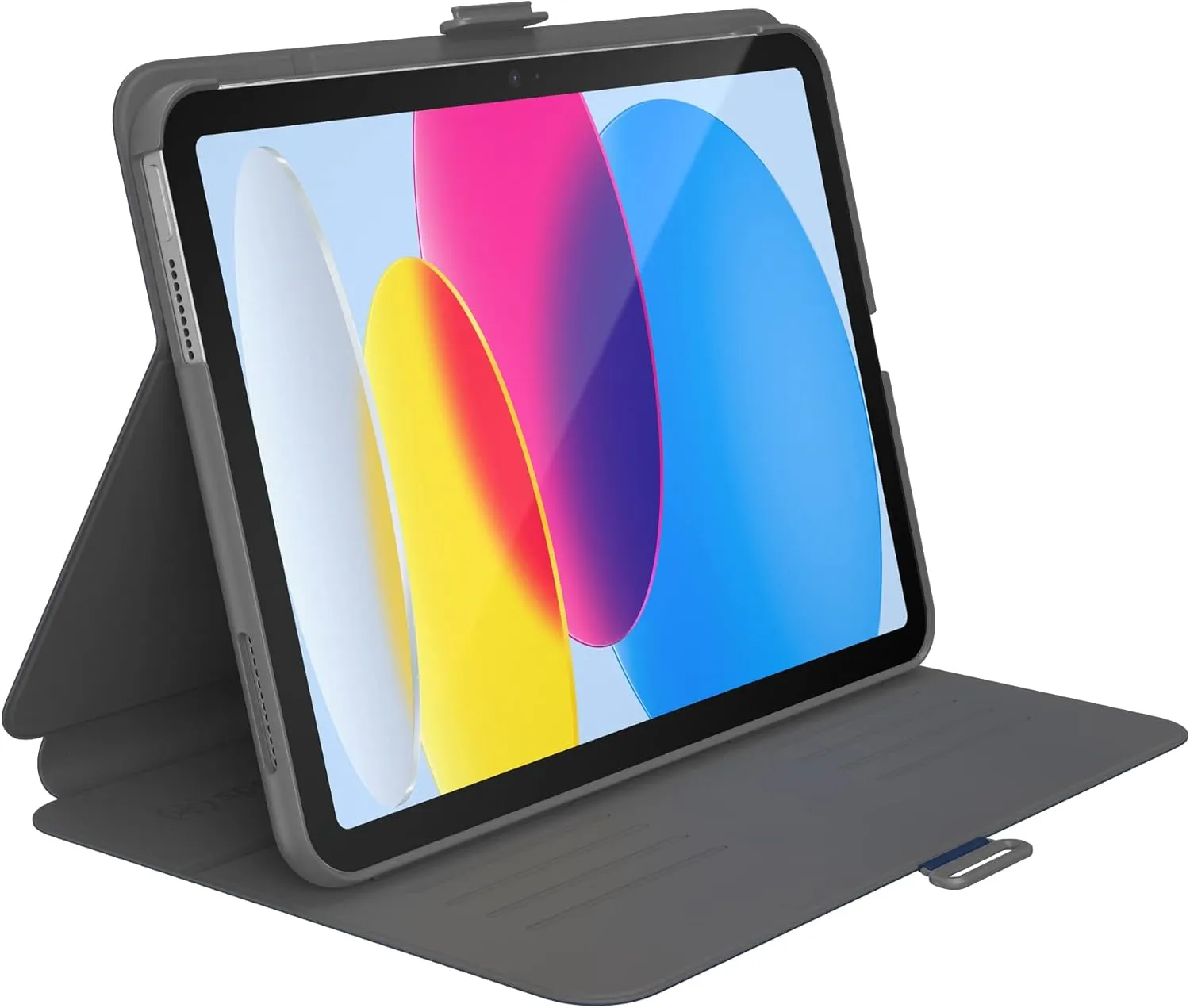 Speck Case for iPad Pro 10th Generation 10.9 Inch - Drop & Camera Protection, Slim Multi Range Stand, Apple Pencil Holder - Arcadia Navy/Moody Grey